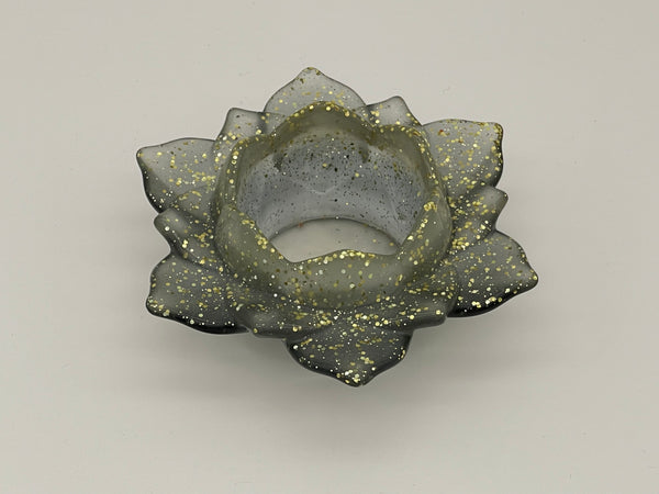 Resin Lotus Tea Light Holder