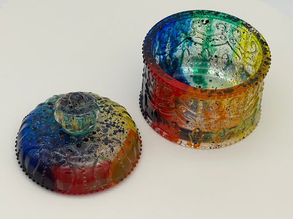 Resin Trinket Box- Crown Style