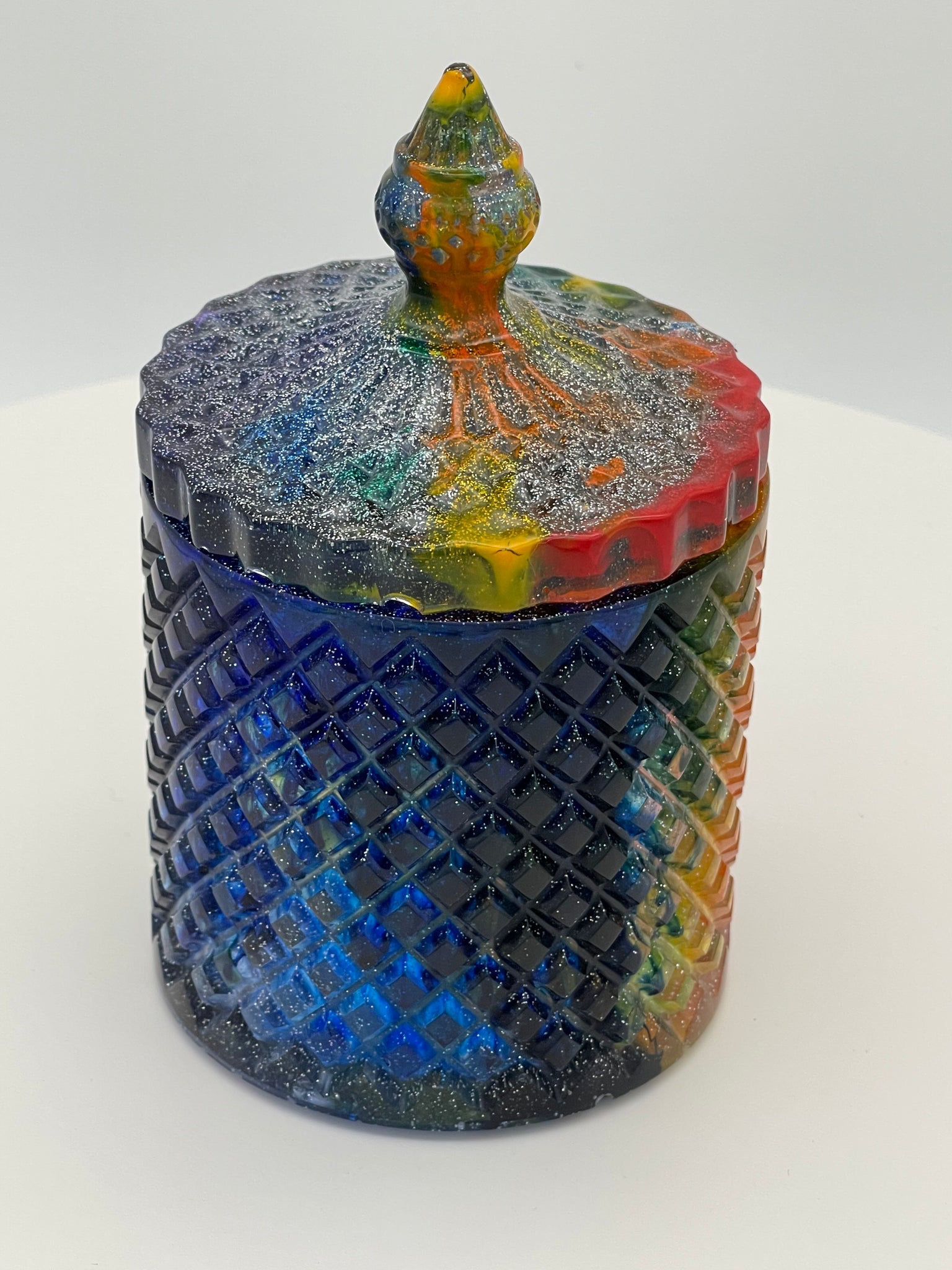 Tall Resin Trinket Box