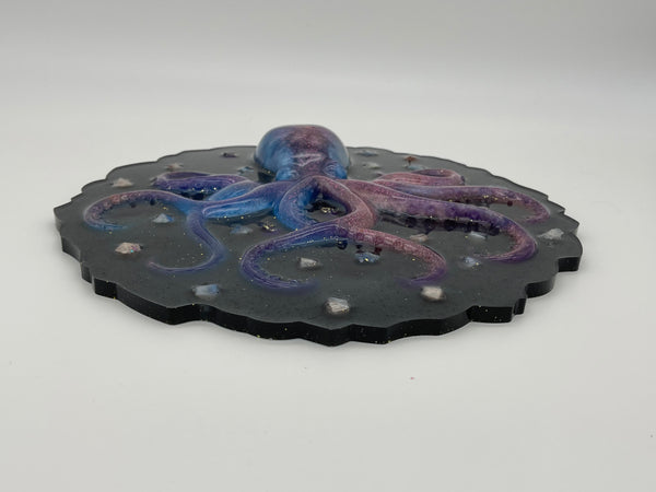 Resin Hanging Octopus Plaque