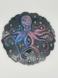 Resin Hanging Octopus Plaque