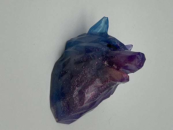 Resin Paperweight- Wolf Head