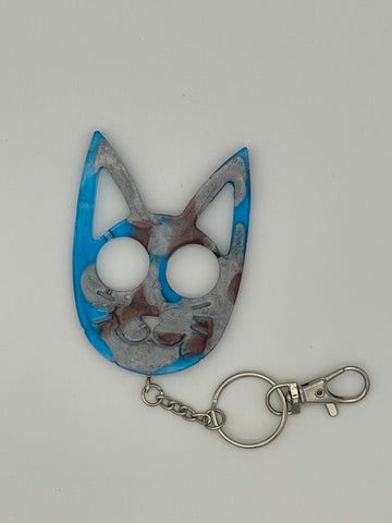 Resin Cat Keychain