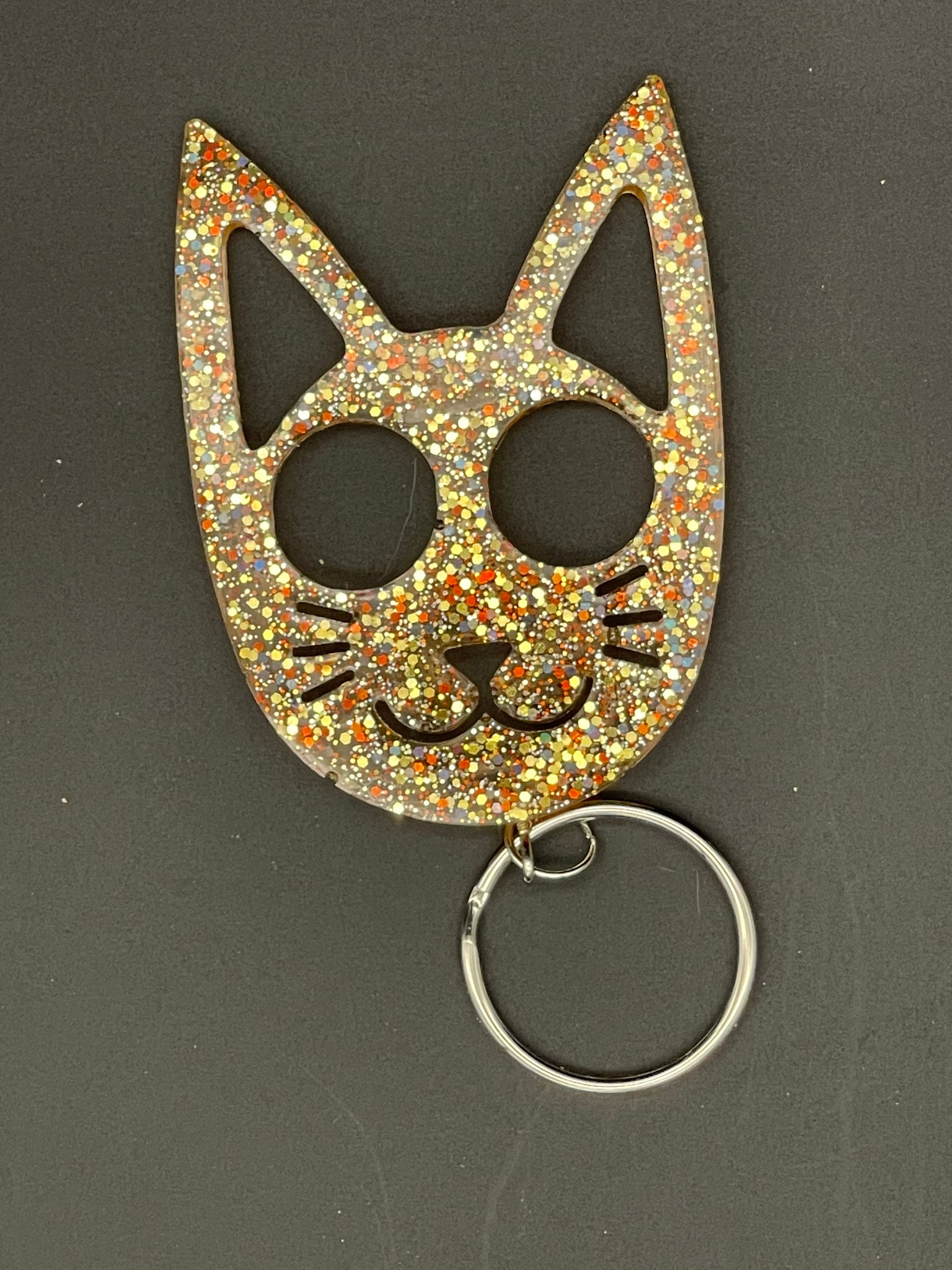 Resin Cat Keychain