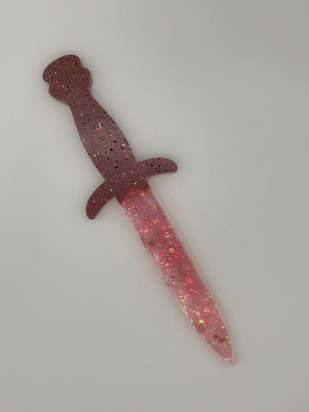 Resin Art Dagger (has minor defects)