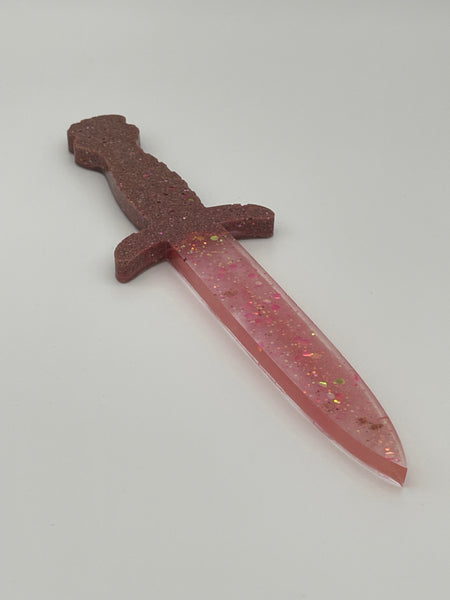 Resin Art Dagger (has minor defects)