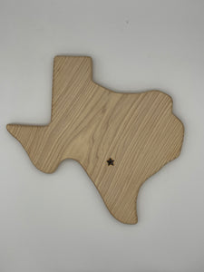 Texas Pecan Blank Plaque (Unfinished)