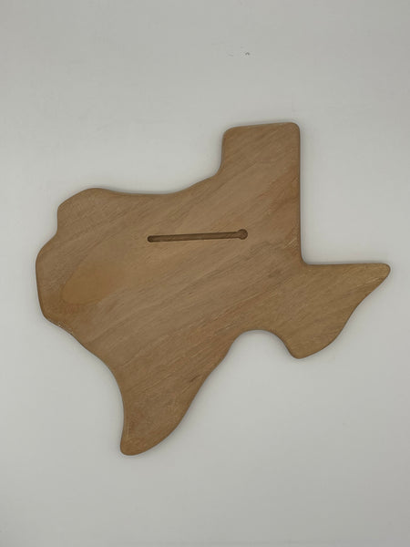 Texas Pecan Blank Plaque (Unfinished)